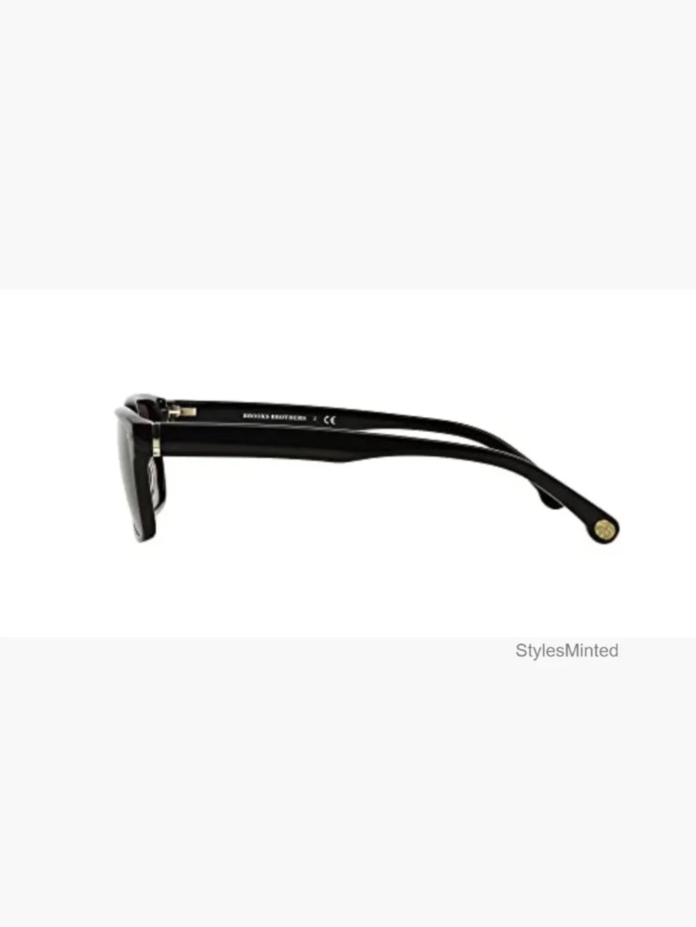 52mm Acetate Rectangular Polarized Sunglasses